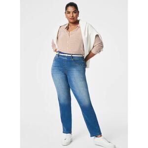 SPANX Vintage Indigo Straight Leg Slimming Jeans